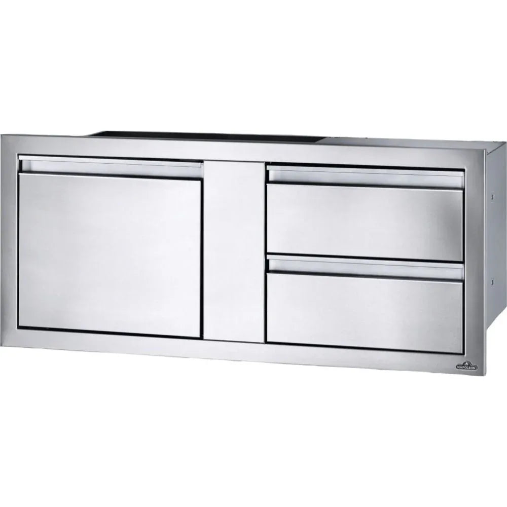 Napoleon BI-4216-1D2DR - 42" x 16" Single Door & Double Drawer Combo.
