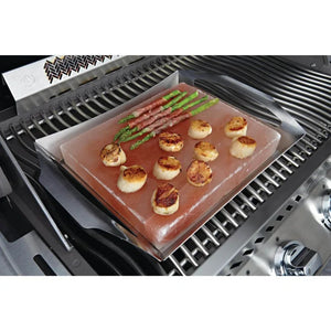 Napoleon 70025 Himalayan Salt Block with Stainless Steel Topper.