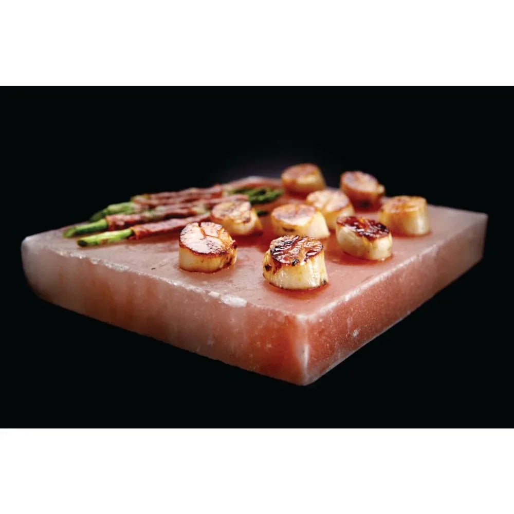 Napoleon 70025 Himalayan Salt Block with Stainless Steel Topper.