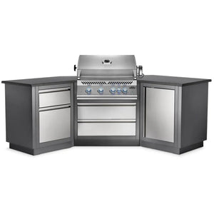 Napoleon Oasis 200 Outdoor Kitchen Island with Built in 700 Series 32 Grill.