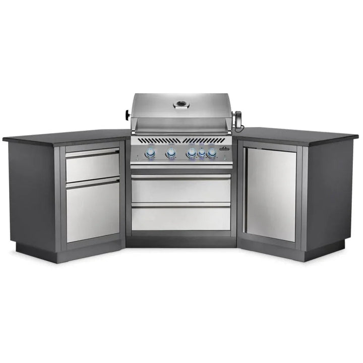 Napoleon Oasis 200 Outdoor Kitchen Island with Built in 700 Series 32 Grill.