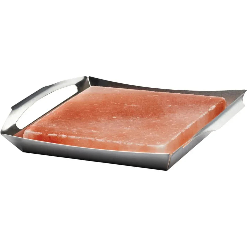 Napoleon 70025 Himalayan Salt Block with Stainless Steel Topper.