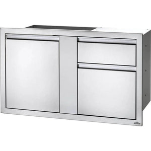 Napoleon BI-4224-1D1W - 42" x 24" Large Door & Waste Bin Drawer Combo.