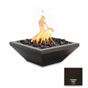 The Outdoor Plus Maya Powdercoated Steel Fire Bowl.