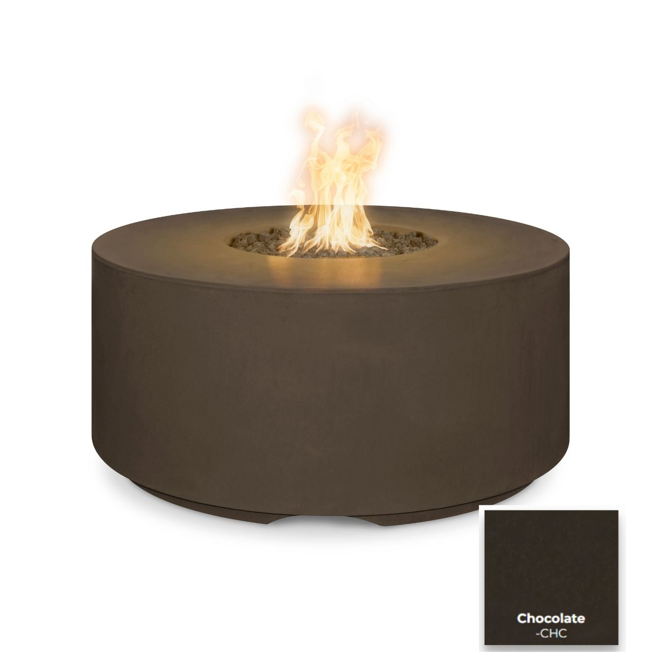 The Outdoor Plus 46" Florence Concrete Fire Pit - 20" Tall.