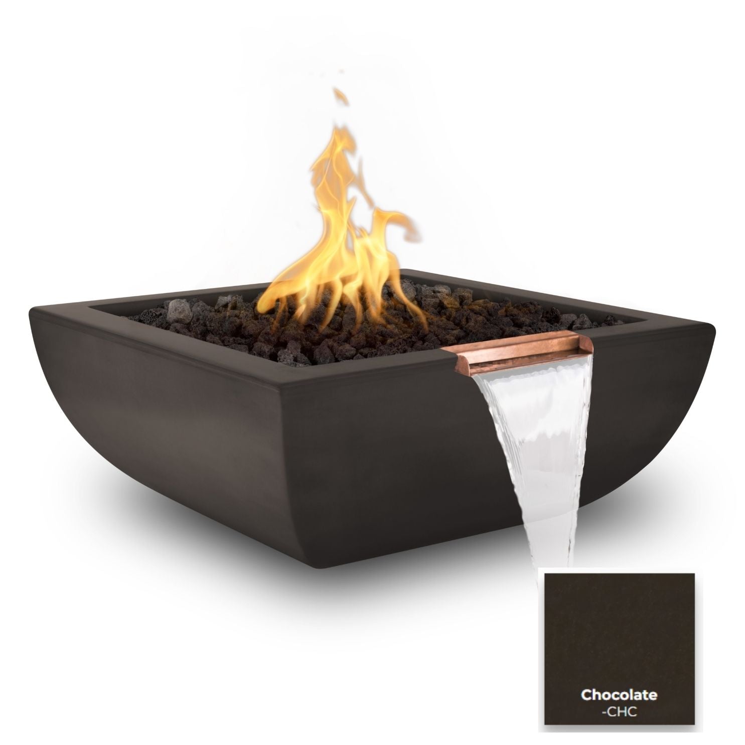 The Outdoor Plus Avalon Concrete Fire & Water Bowl.