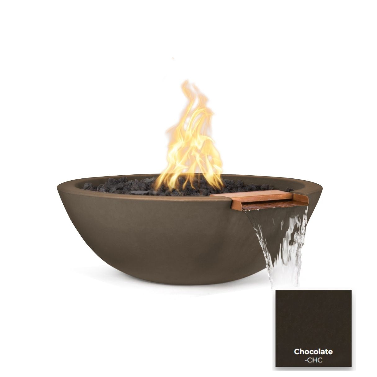 The Outdoor Plus Sedona Concrete Fire & Water Bowl.