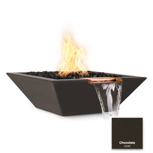 The Outdoor Plus Maya Concrete Fire & Water Bowl - Wide Spill.
