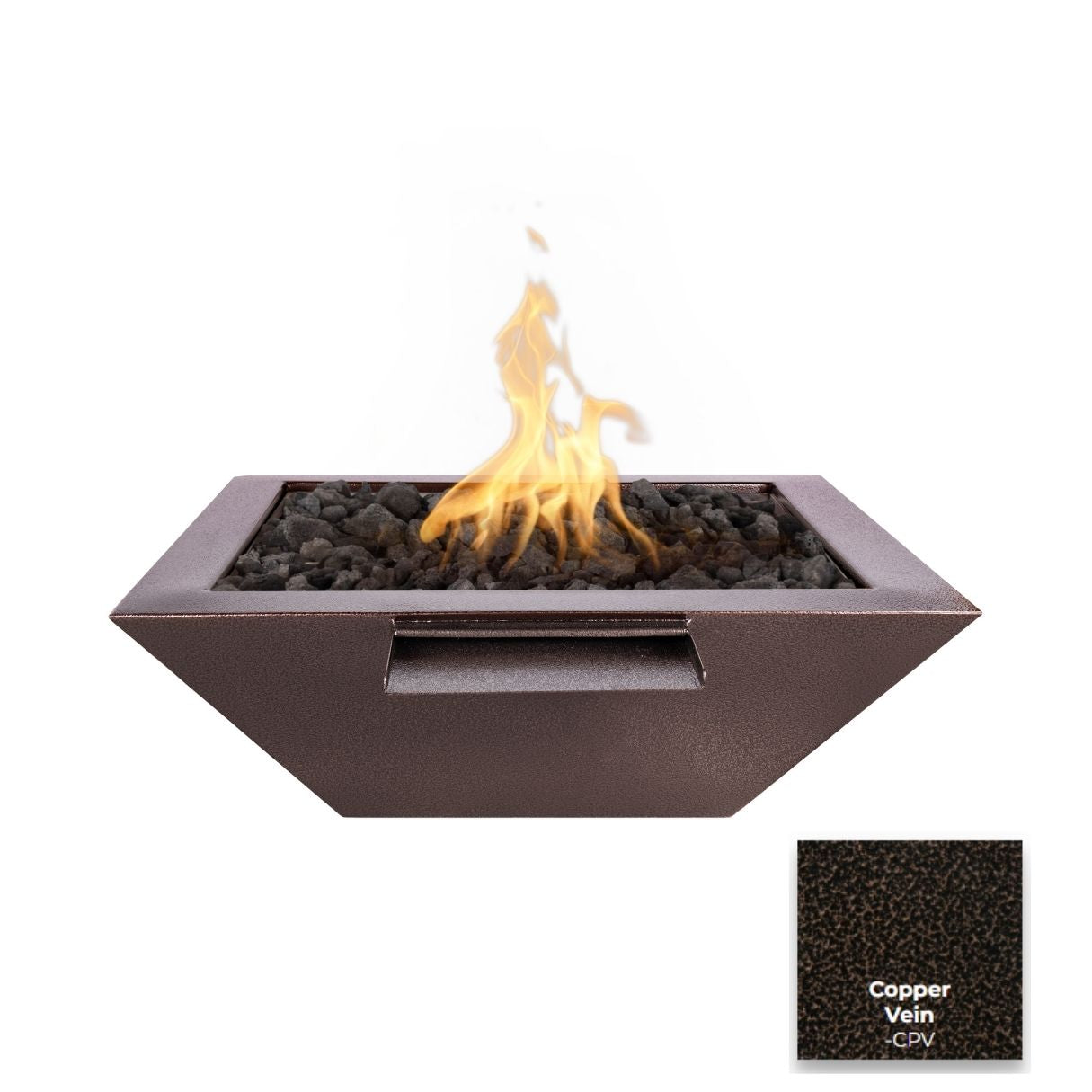The Outdoor Plus Maya Powdercoated Steel Fire & Water Bowl.