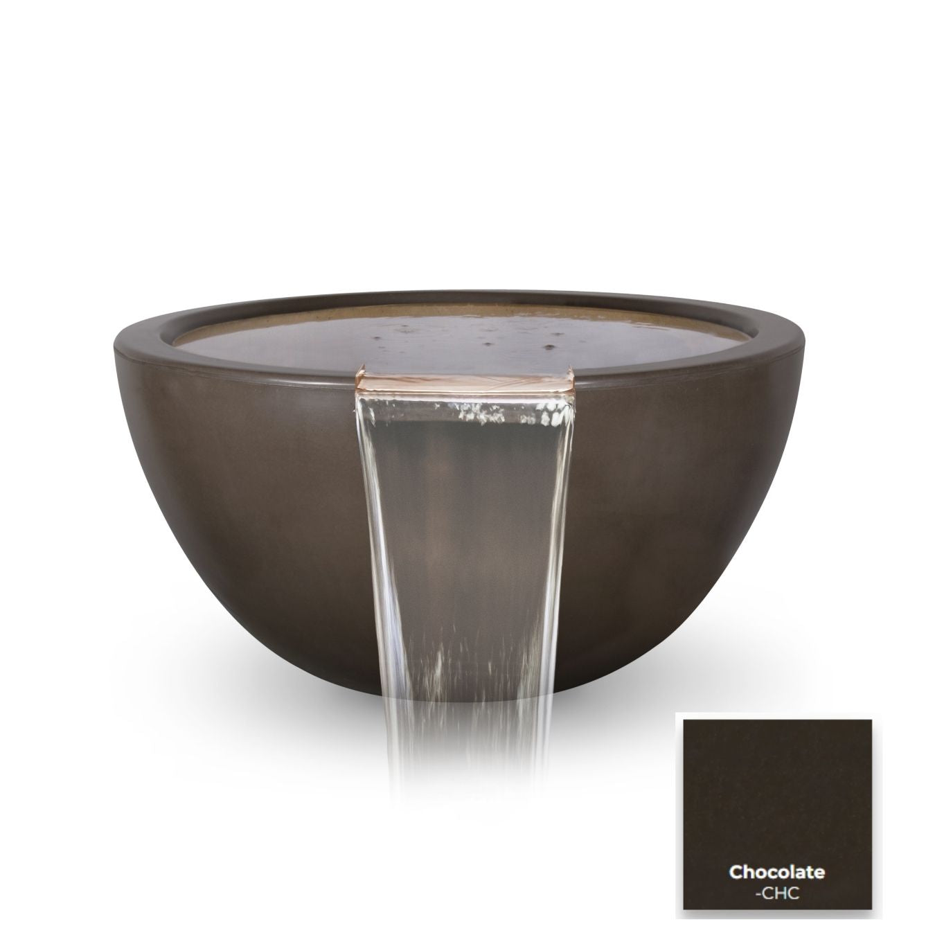 The Outdoor Plus Luna Concrete Water Bowl 30".