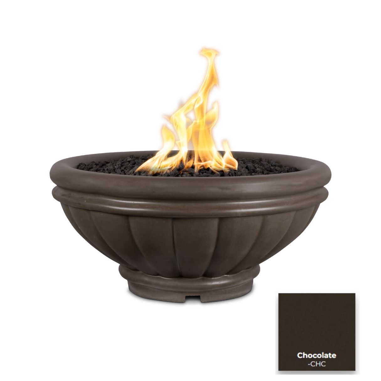 The Outdoor Plus Roma Concrete Fire Bowl.