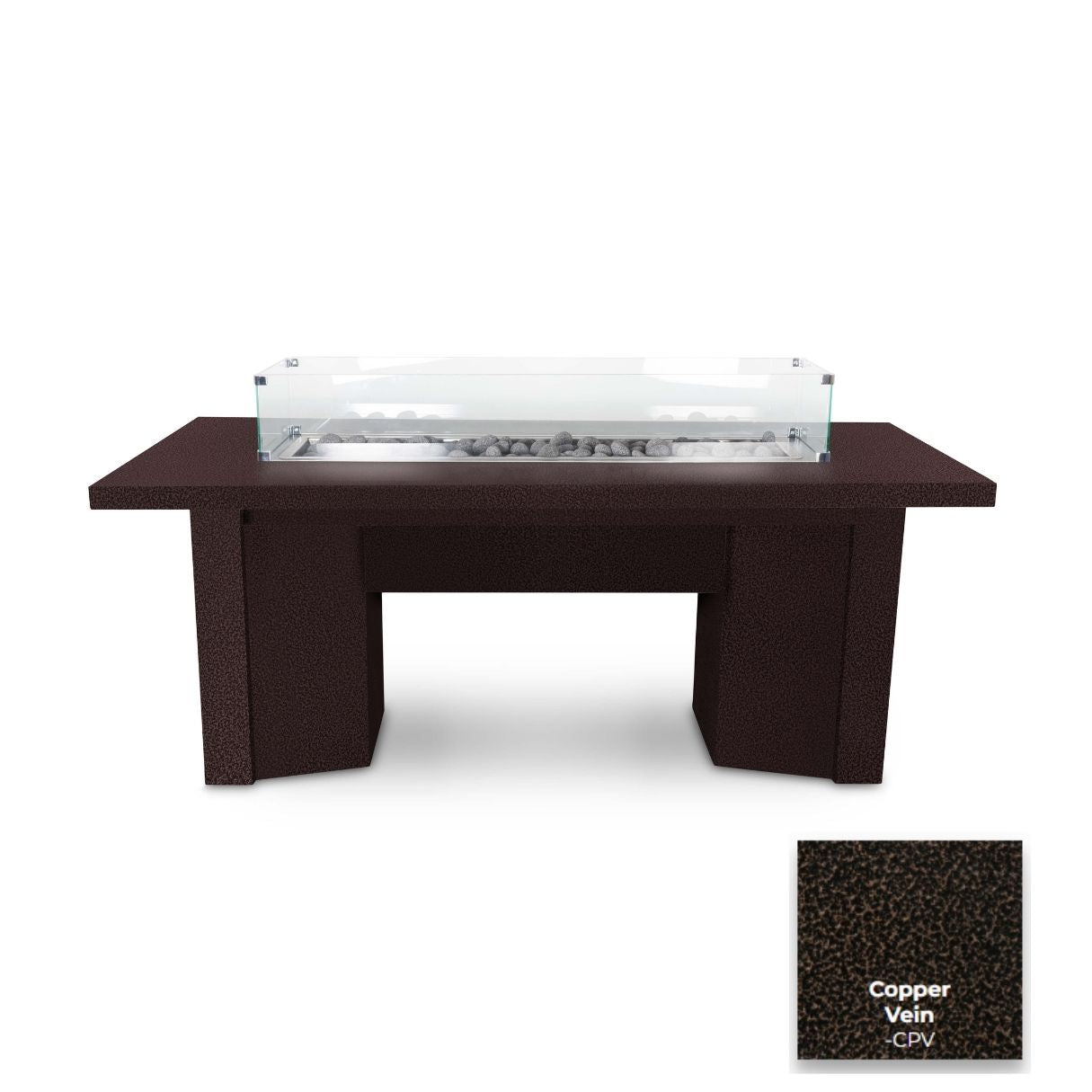 The Outdoor Plus Alameda Powder Coat Steel Fire Table.