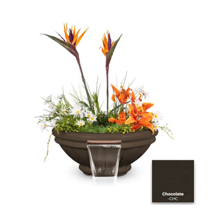The Outdoor Plus Roma Concrete Planter & Water Bowl.