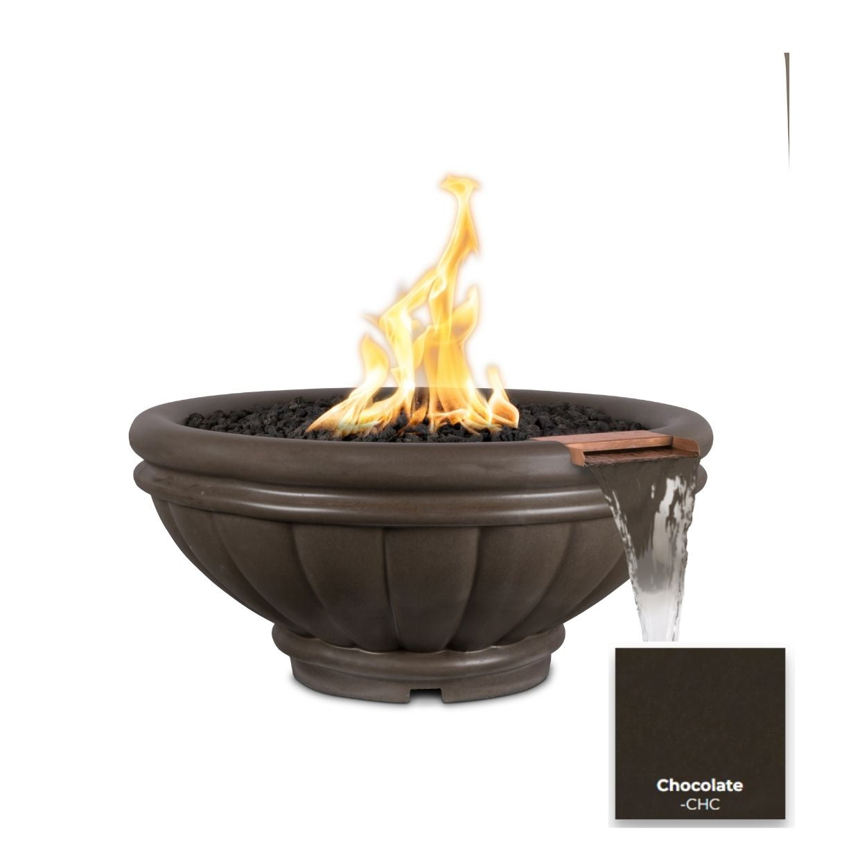 The Outdoor Plus Roma Concrete Fire & Water Bowl.
