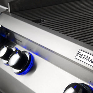 Fire Magic Echelon Diamond E790i 36-Inch Natural Gas Built-In Grill with 1 Sear Burner, Backburner, Rotisserie Kit, and Analog Thermometer (E790I-8LAN).