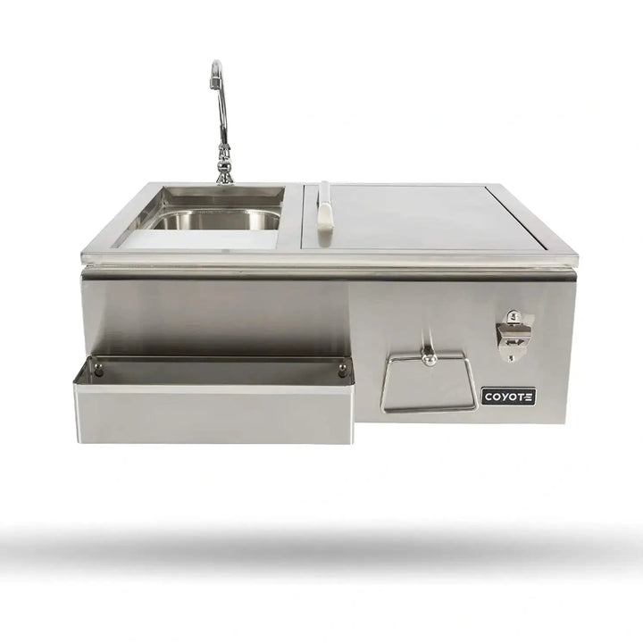 Coyote Refreshment Center w/ Sink, Faucet, DI Cooler - CRC.