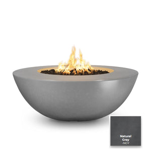 The Outdoor Plus Sedona Wide Ledge Concrete Fire Pit.