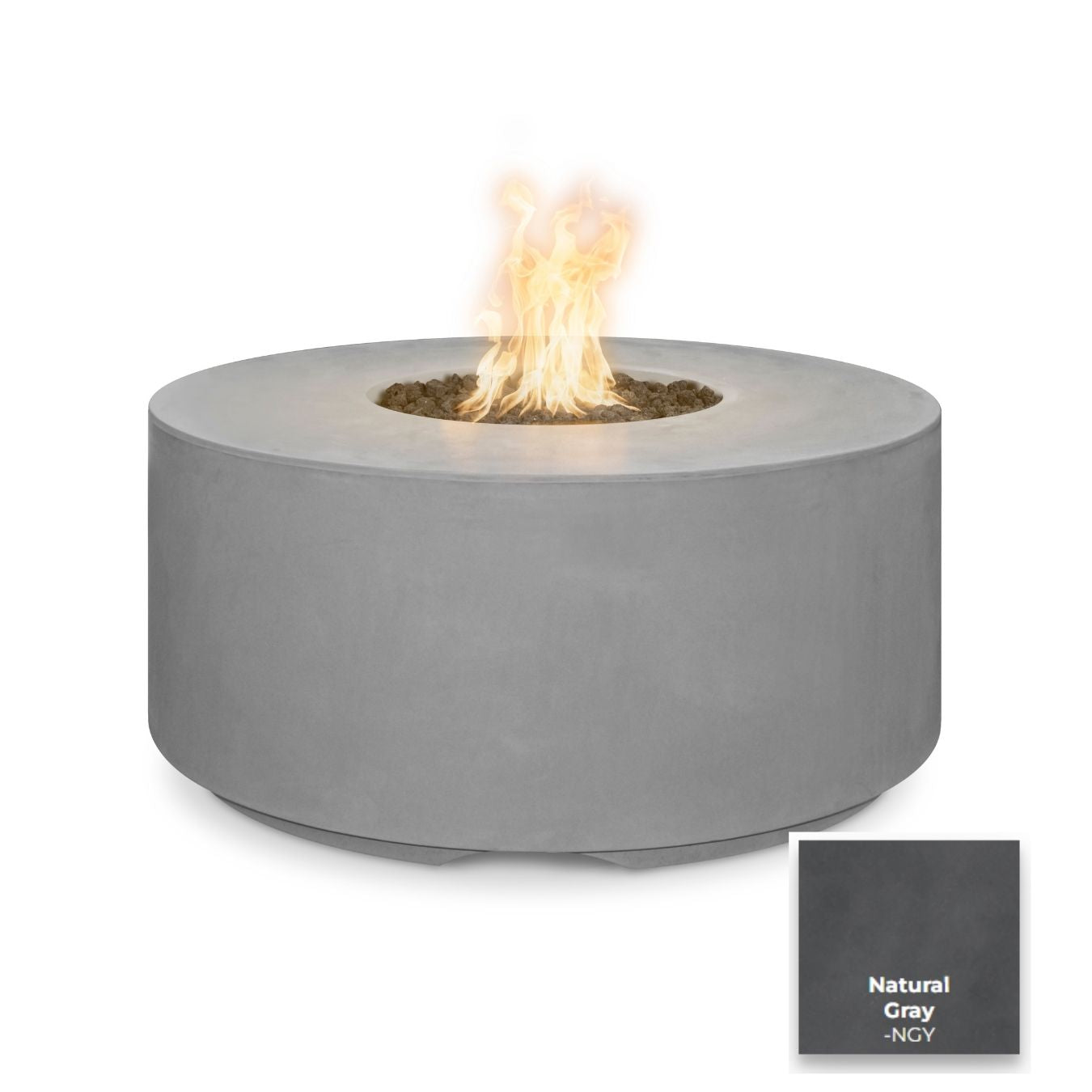 The Outdoor Plus 46" Florence Concrete Fire Pit - 20" Tall.