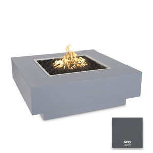 The Outdoor Plus Cabo Square Metal Fire Pit.
