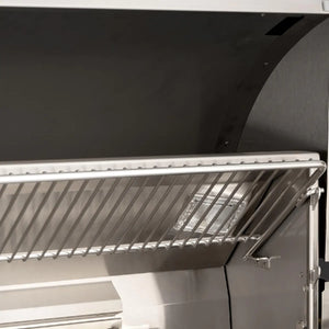 Fire Magic Echelon Diamond E790i 36-Inch Natural Gas Built-In Grill with 1 Sear Burner, Backburner, Rotisserie Kit, and Analog Thermometer (E790I-8LAN).
