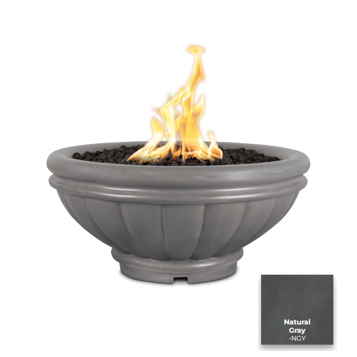 The Outdoor Plus Roma Concrete Fire Bowl.