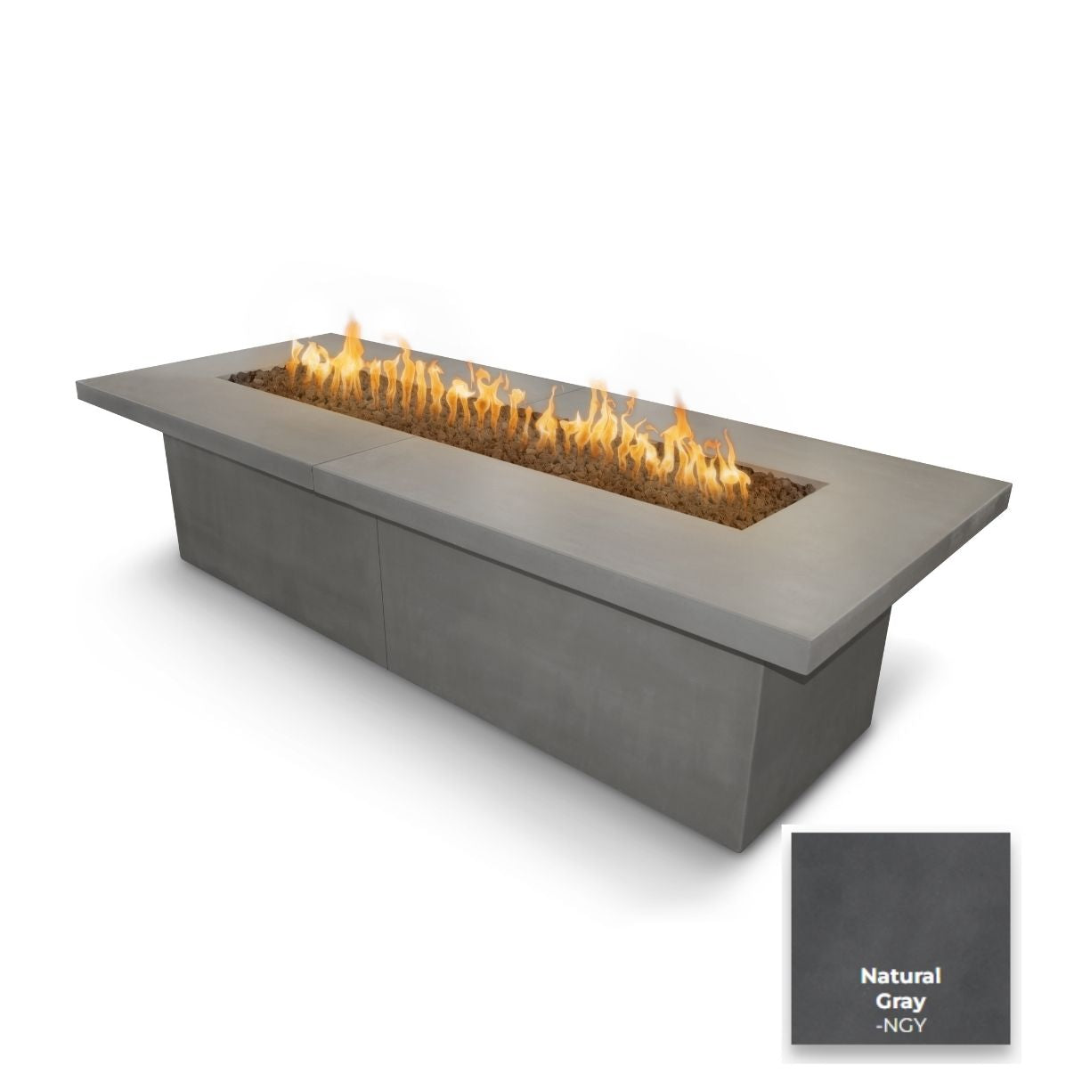 The Outdoor Plus Newport Concrete Fire Table.