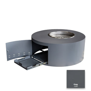 The Outdoor Plus Isla Low Profile Fire Pit.