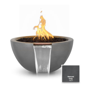 The Outdoor Plus Luna Concrete Fire & Water Bowl.