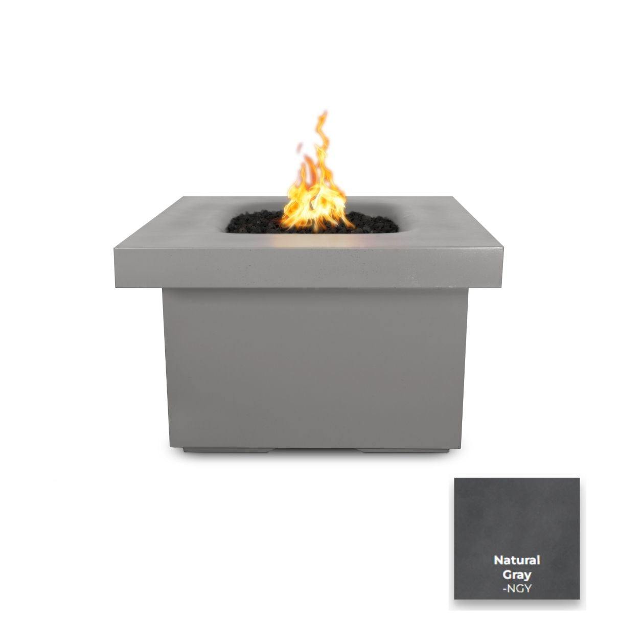 The Outdoor Plus Ramona Square Concrete Fire Table.
