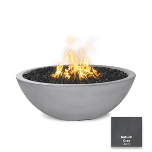 The Outdoor Plus Sedona Concrete Fire Pit - Narrow Ledge.