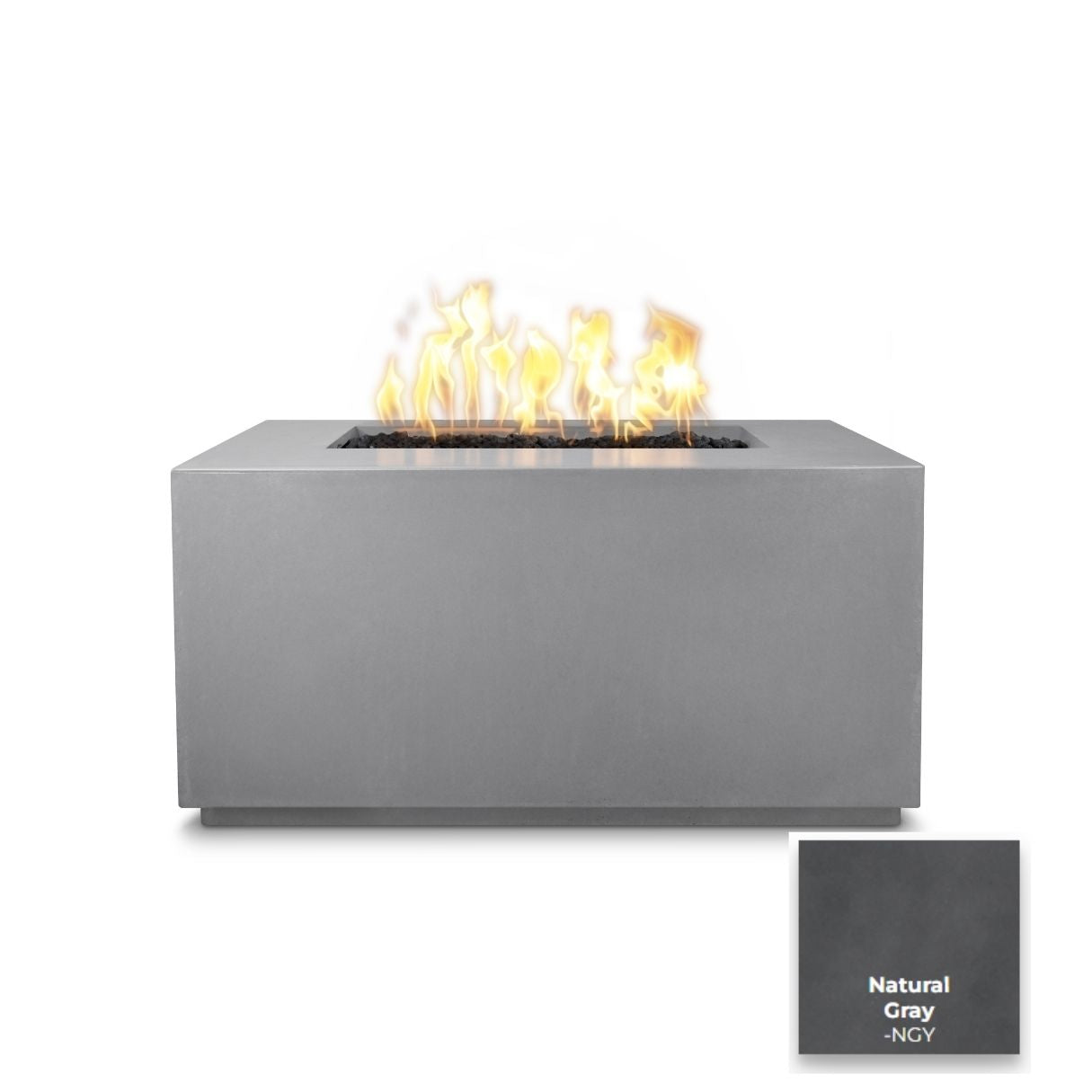 The Outdoor Plus Pismo Concrete Gas Fire Pit.