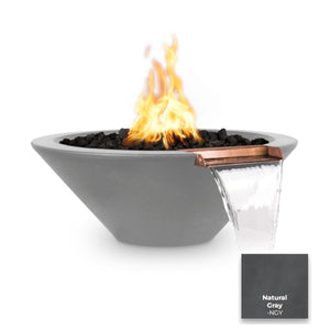 The Outdoor Plus Cazo Concrete Fire & Water Bowl.