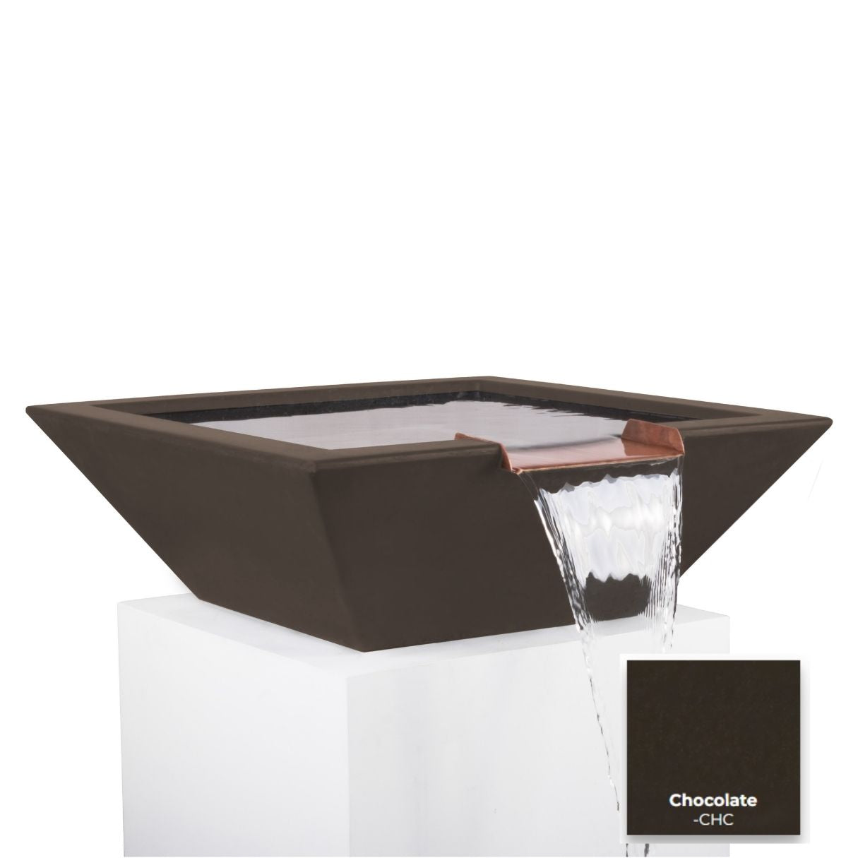 The Outdoor Plus Maya Concrete Water Bowl.