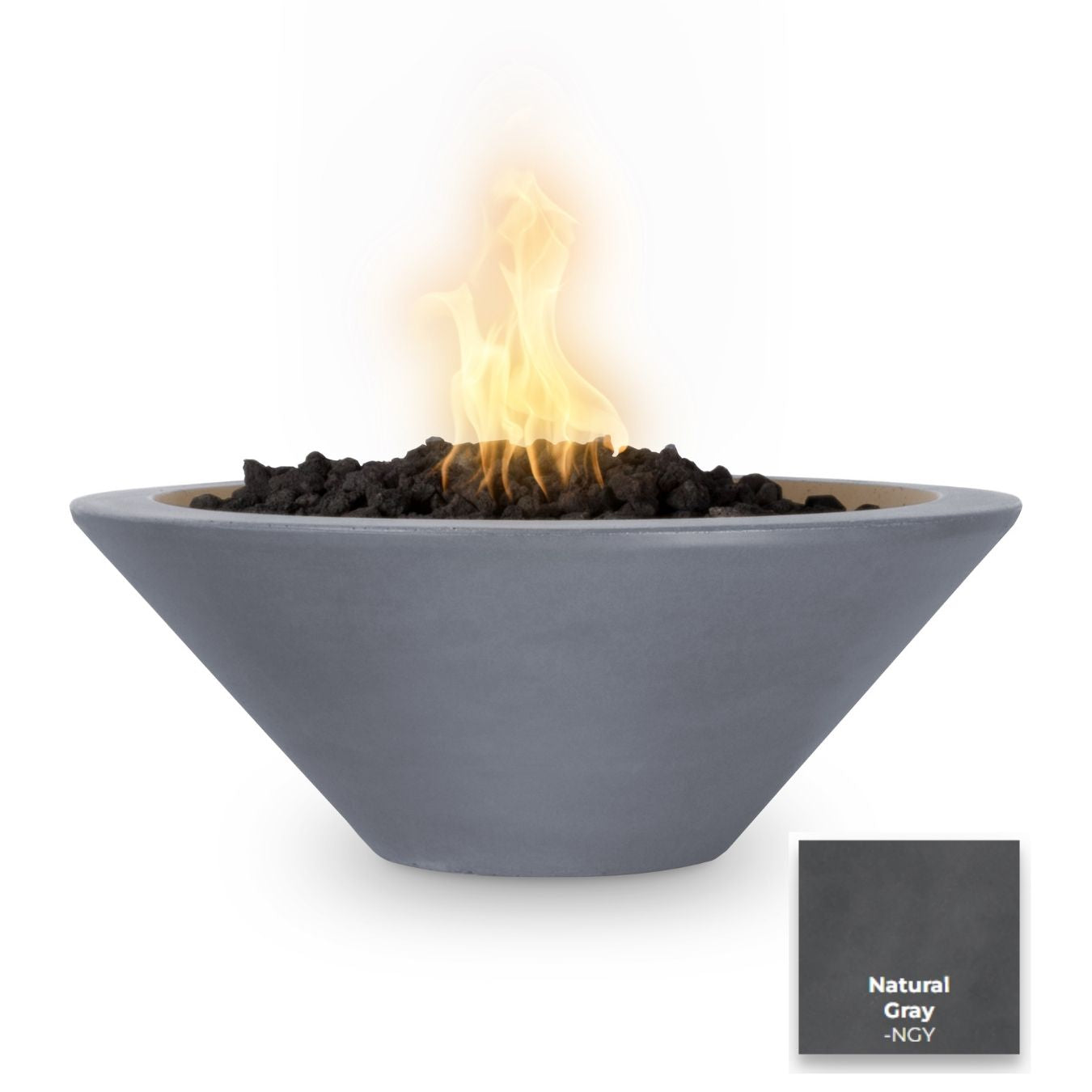 The Outdoor Plus Cazo Concrete Fire Bowl.