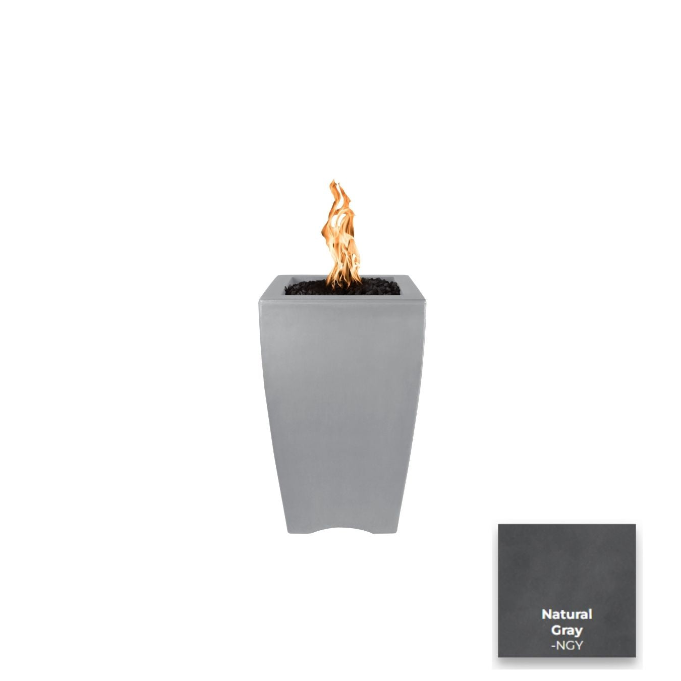 The Outdoor Plus Baston Concrete Fire Pillar.