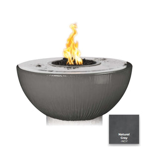 The Outdoor Plus Sedona 360° Concrete Fire & Water Bowl.