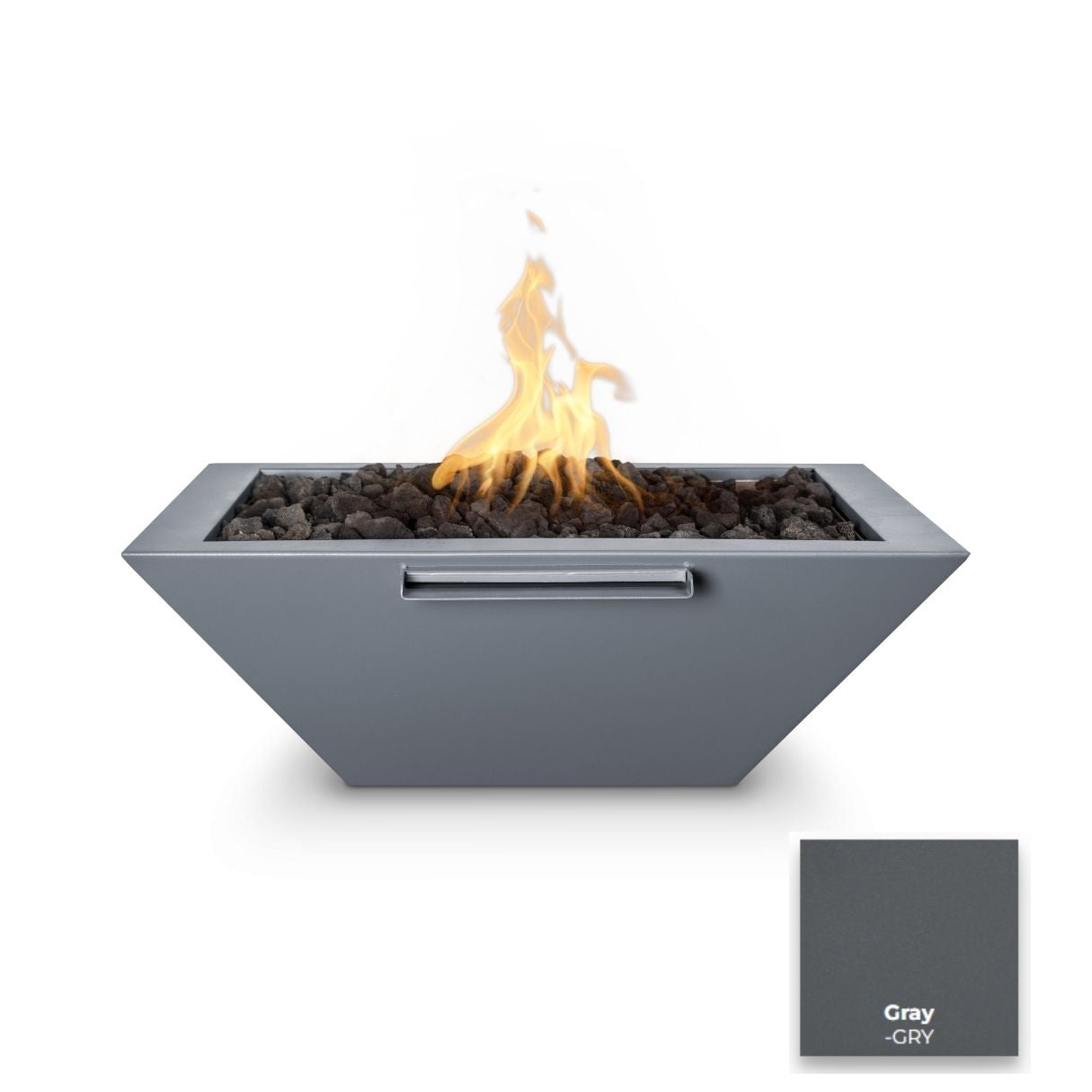 The Outdoor Plus Maya Powdercoated Steel Fire & Water Bowl.
