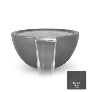 The Outdoor Plus Luna Concrete Water Bowl 30".