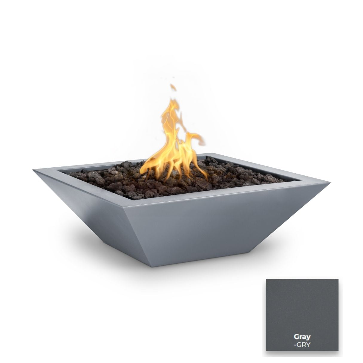 The Outdoor Plus Maya Powdercoated Steel Fire Bowl.