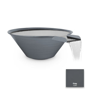 The Outdoor Plus Cazo Powdercoated Steel Water Bowl.