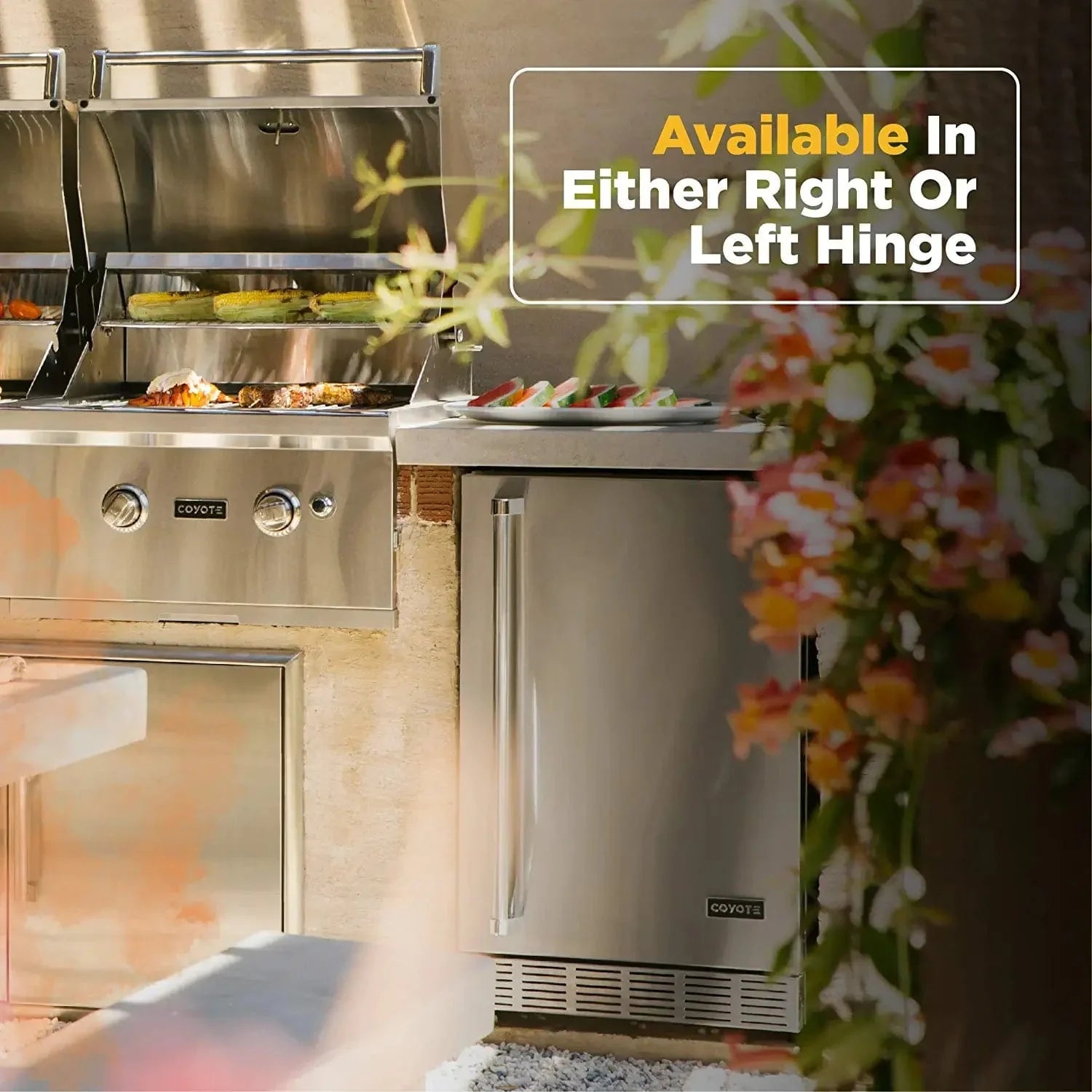 Coyote CBIR Outdoor Rated Refrigerator 22".