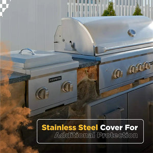 Coyote Built-In Double Side Burner - C1DB LP/NG.