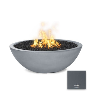 The Outdoor Plus Sedona Concrete Fire Pit - Narrow Ledge.