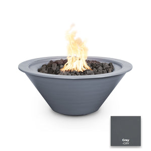 The Outdoor Plus Cazo Powdercoated Steel Fire Bowl.