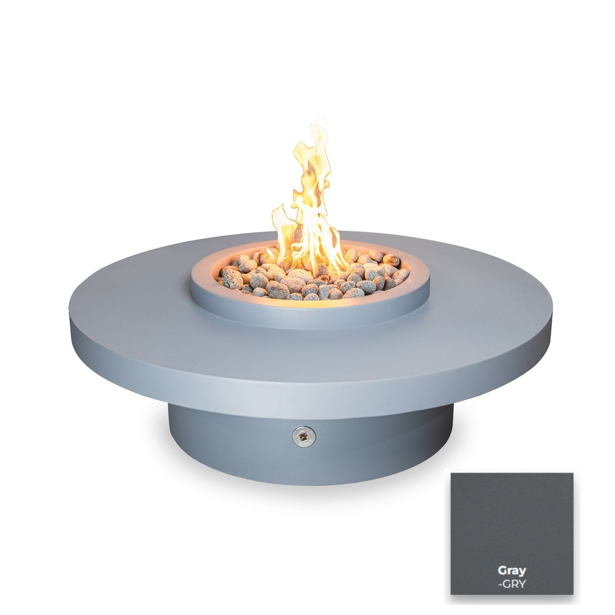 The Outdoor Plus Coastline Metal Fire Table.