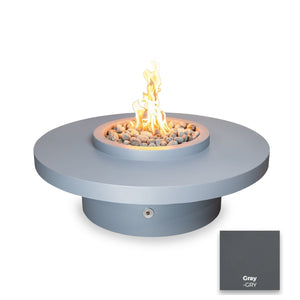 The Outdoor Plus Coastline Metal Fire Table.