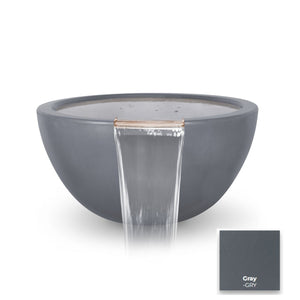 The Outdoor Plus Luna Concrete Water Bowl 30".