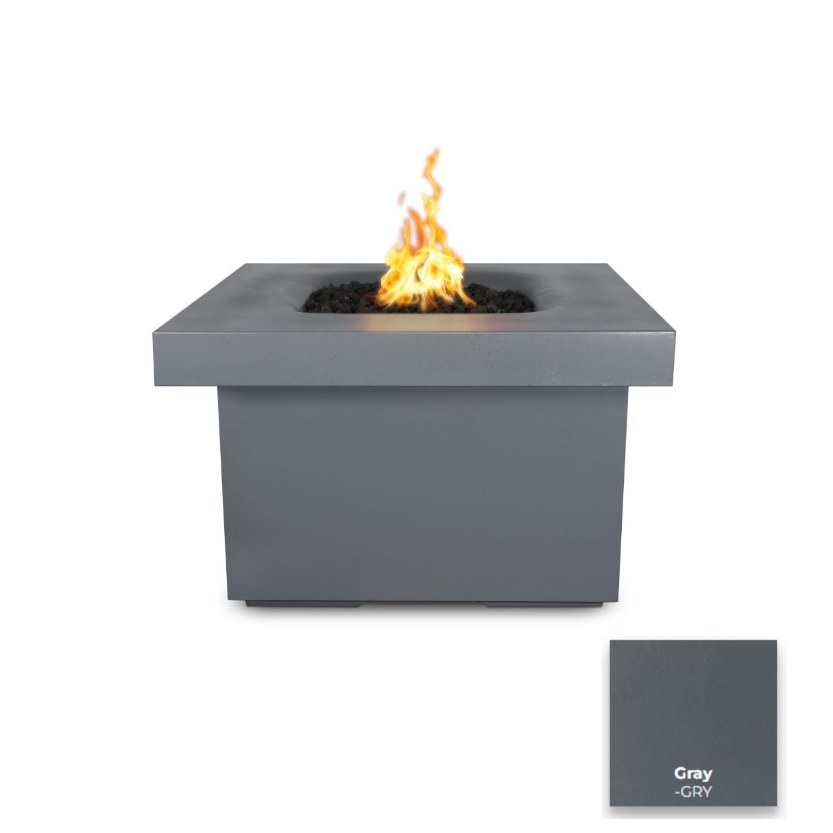 The Outdoor Plus Ramona Square Concrete Fire Table.