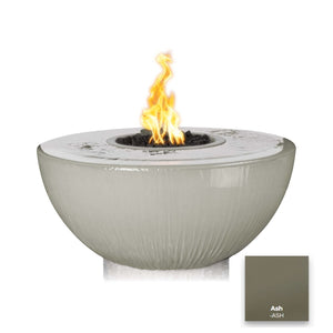 The Outdoor Plus Sedona 360° Concrete Fire & Water Bowl.