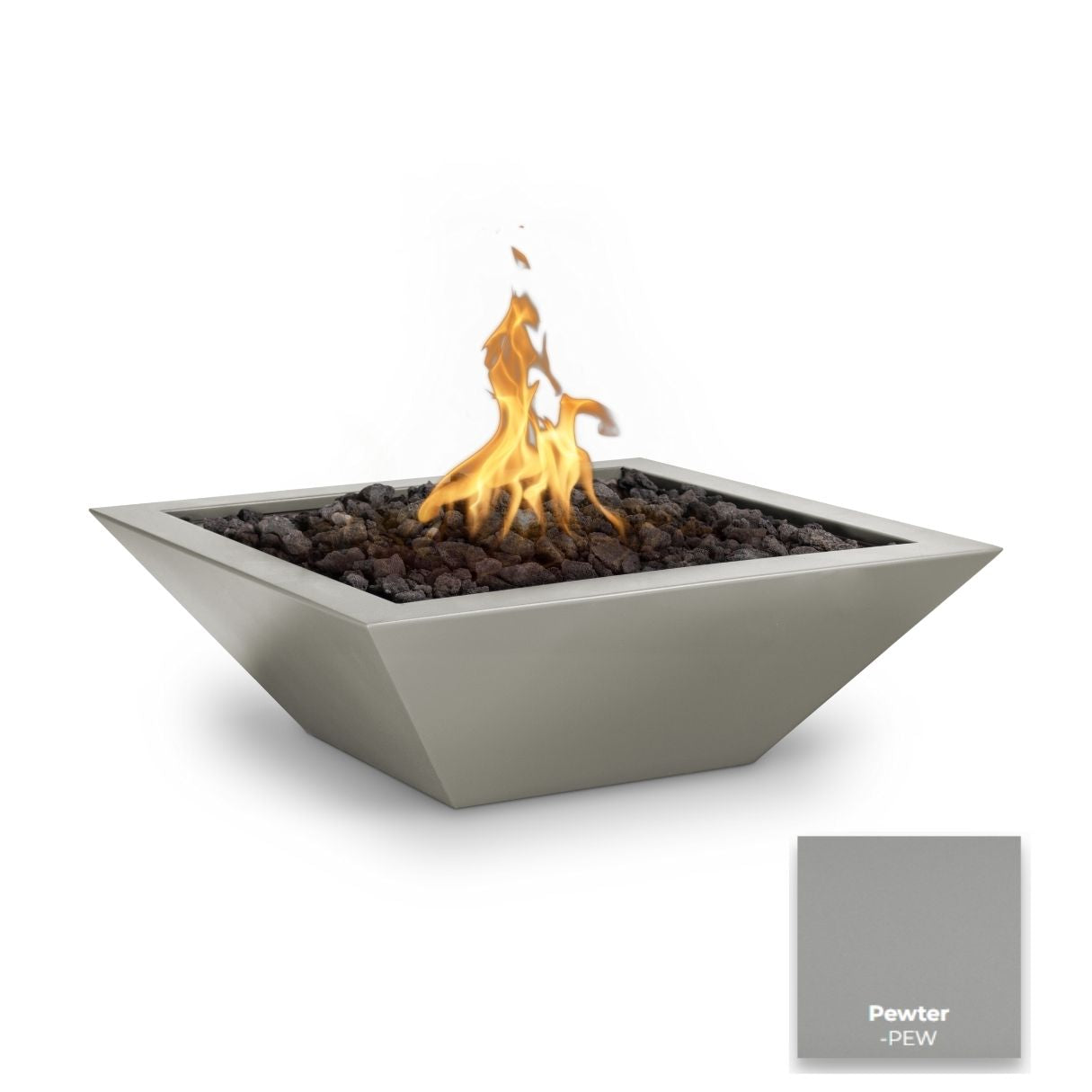 The Outdoor Plus Maya Powdercoated Steel Fire Bowl.